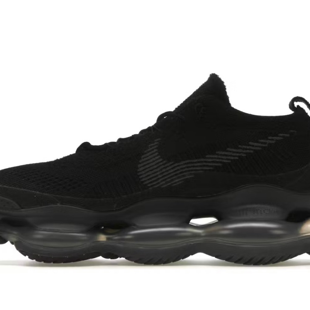 Black Knit Sneakers